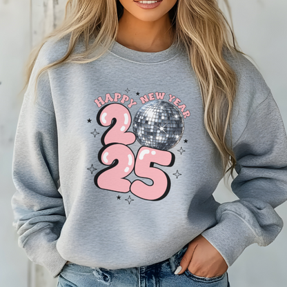 Happy New Year 2025 Sweatshirt - Festive Celebration Apparel