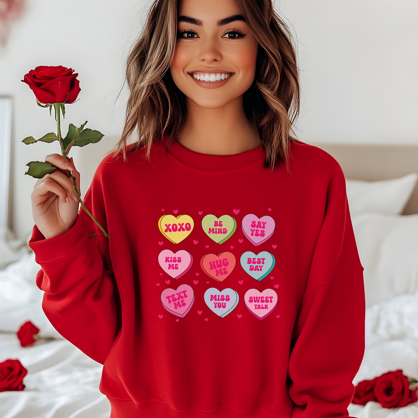 Conversation Hearts Valentine’s Day Sweatshirt