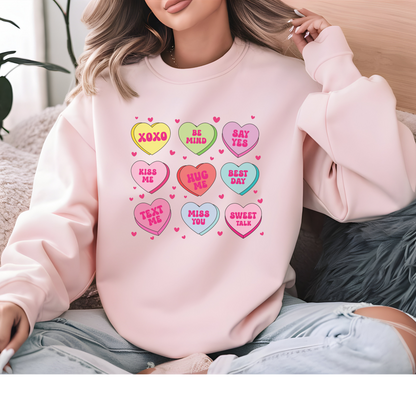 Conversation Hearts Valentine’s Day Sweatshirt